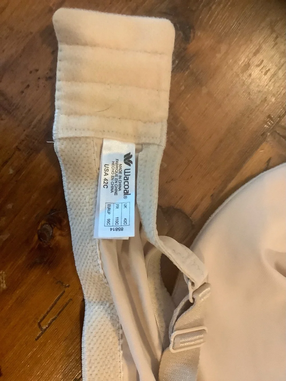 Wacoal Light Beige Lace-Trim Underwire Bra